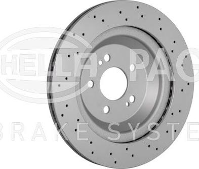 HELLA 8DD 355 134-581 - Discofreno autozon.pro