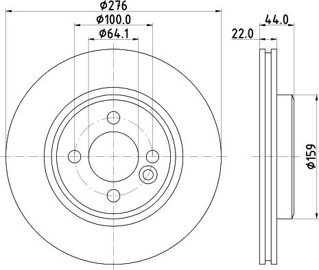 HELLA 8DD 355 131-981 - Discofreno autozon.pro