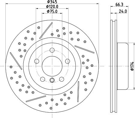 HELLA 8DD 355 132-791 - Discofreno autozon.pro