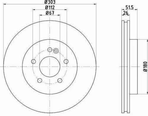 HELLA 8DD 355 121-041 - Discofreno autozon.pro