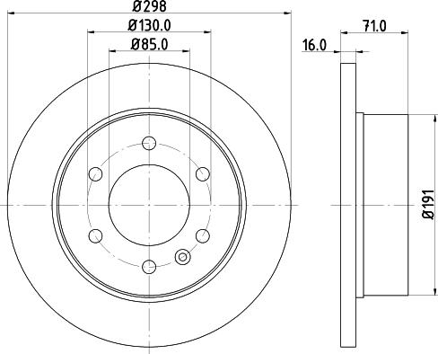 HELLA 8DD 355 124-321 - Discofreno autozon.pro