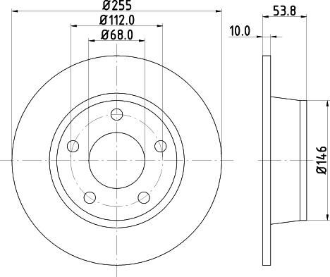 HELLA 8DD 355 124-751 - Discofreno autozon.pro