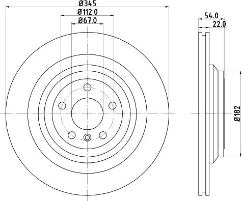 HELLA 8DD 355 126-311 - Discofreno autozon.pro