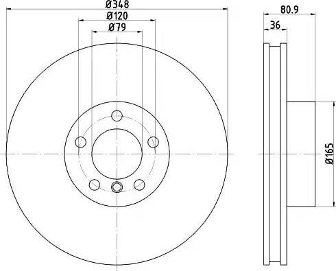 HELLA 8DD 355 120-641 - Discofreno autozon.pro