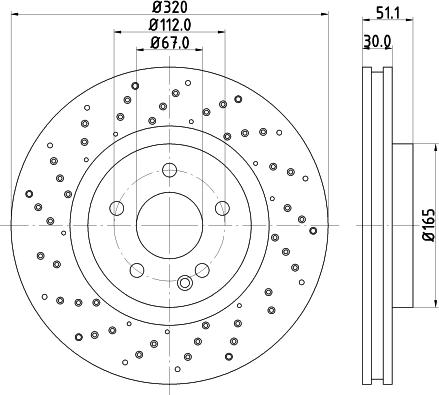 HELLA 8DD 355 120-352 - Discofreno autozon.pro