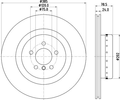 HELLA 8DD 355 120-741 - Discofreno autozon.pro