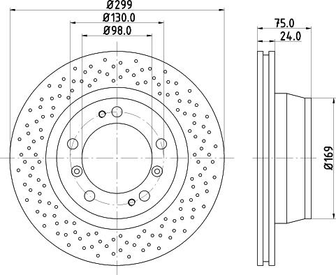 HELLA 8DD 355 121-942 - Discofreno autozon.pro