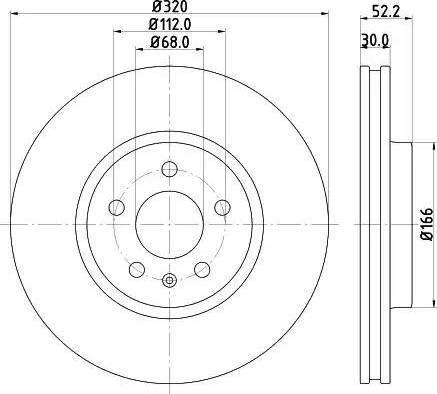 HELLA 8DD 355 121-401 - Discofreno autozon.pro