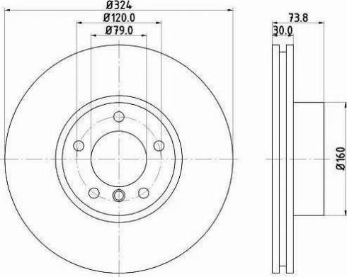 HELLA 8DD 355 107-701 - Discofreno autozon.pro