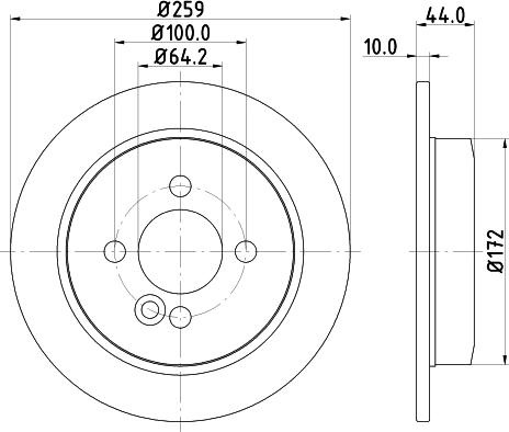 HELLA 8DD 355 123-671 - Discofreno autozon.pro