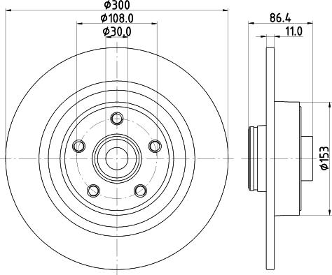 HELLA 8DD 355 123-321 - Discofreno autozon.pro