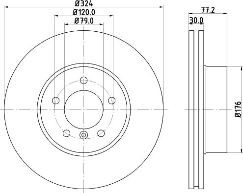 HELLA 8DD 355 123-791 - Discofreno autozon.pro