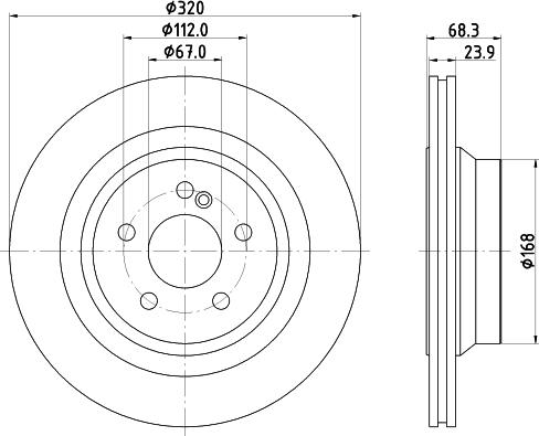 HELLA 8DD 355 122-951 - Discofreno autozon.pro