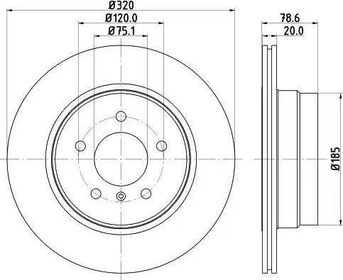 HELLA 8DD 355 122-071 - Discofreno autozon.pro