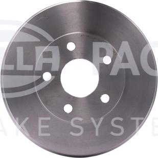 HELLA 8DT 355 300-911 - Tamburo freno autozon.pro