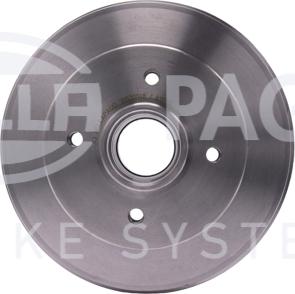 HELLA 8DT 355 300-481 - Tamburo freno autozon.pro