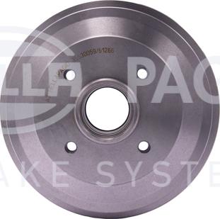 HELLA 8DT 355 300-591 - Tamburo freno autozon.pro