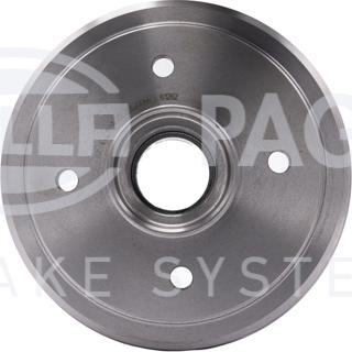 HELLA 8DT 355 300-561 - Tamburo freno autozon.pro