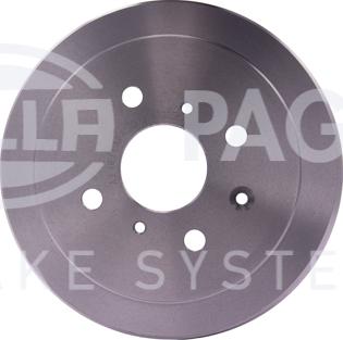 HELLA 8DT 355 300-581 - Tamburo freno autozon.pro