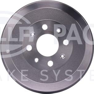 HELLA 8DT 355 300-651 - Tamburo freno autozon.pro