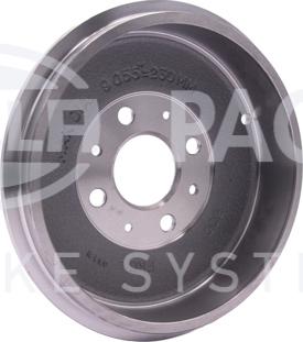 HELLA 8DT 355 300-651 - Tamburo freno autozon.pro