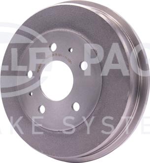 HELLA 8DT 355 300-661 - Tamburo freno autozon.pro