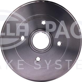 HELLA 8DT 355 300-611 - Tamburo freno autozon.pro