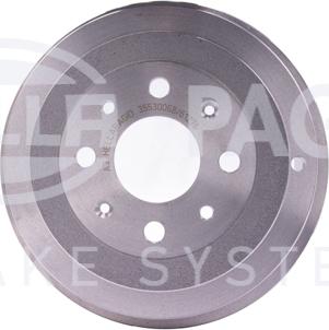 HELLA 8DT 355 300-681 - Tamburo freno autozon.pro