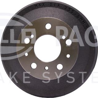 HELLA 8DT 355 300-061 - Tamburo freno autozon.pro