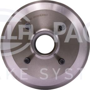 HELLA 8DT 355 300-161 - Tamburo freno autozon.pro