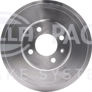 HELLA 8DT 355 300-811 - Tamburo freno autozon.pro