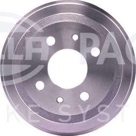 HELLA 8DT 355 301-961 - Tamburo freno autozon.pro