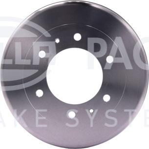 HELLA 8DT 355 301-541 - Tamburo freno autozon.pro