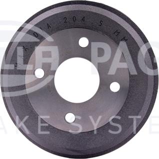 HELLA 8DT 355 301-291 - Tamburo freno autozon.pro