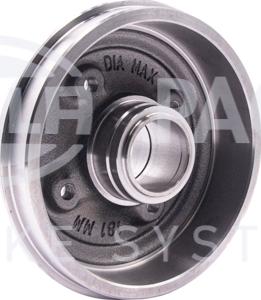 HELLA 8DT 355 301-211 - Tamburo freno autozon.pro