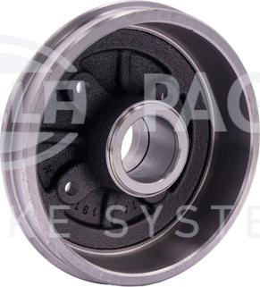 HELLA 8DT 355 301-281 - Tamburo freno autozon.pro