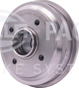 HELLA 8DT 355 301-281 - Tamburo freno autozon.pro