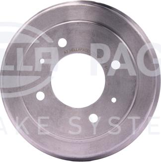 HELLA 8DT 355 301-781 - Tamburo freno autozon.pro