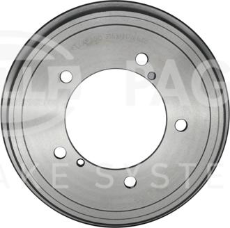 HELLA 8DT 355 303-171 - Tamburo freno autozon.pro