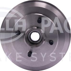 HELLA 8DT 355 302-751 - Tamburo freno autozon.pro