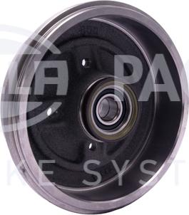 HELLA 8DT 355 302-761 - Tamburo freno autozon.pro