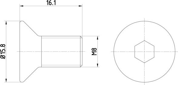 HELLA 8DZ 355 209-061 - Bullone, Disco freno autozon.pro