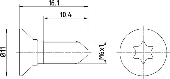 HELLA 8DZ 355 209-081 - Bullone, Disco freno autozon.pro