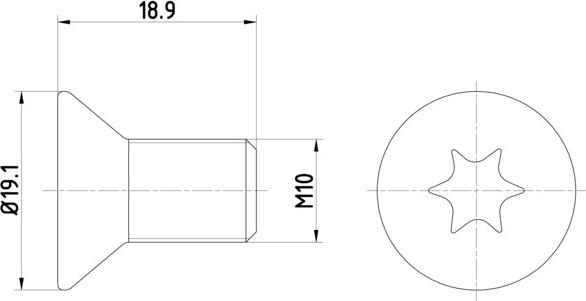 HELLA 8DZ 355 209-101 - Bullone, Disco freno autozon.pro