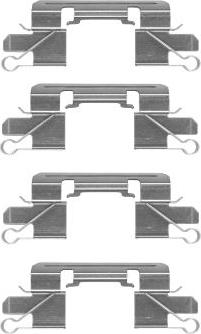 HELLA 8DZ 355 204-941 - Kit accessori, Pastiglia freno autozon.pro