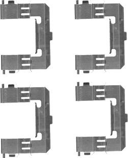 HELLA 8DZ 355 204-571 - Kit accessori, Pastiglia freno autozon.pro