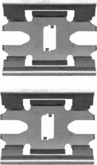 HELLA 8DZ 355 204-071 - Kit accessori, Pastiglia freno autozon.pro