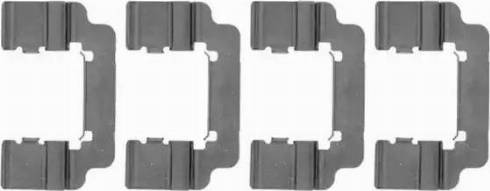 HELLA 8DZ 355 204-231 - Kit accessori, Pastiglia freno autozon.pro