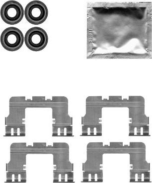 HELLA 8DZ 355 204-771 - Kit accessori, Pastiglia freno autozon.pro