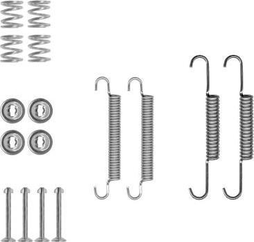 HELLA 8DZ 355 205-991 - Kit accessori, Ganasce freno stazionamento autozon.pro